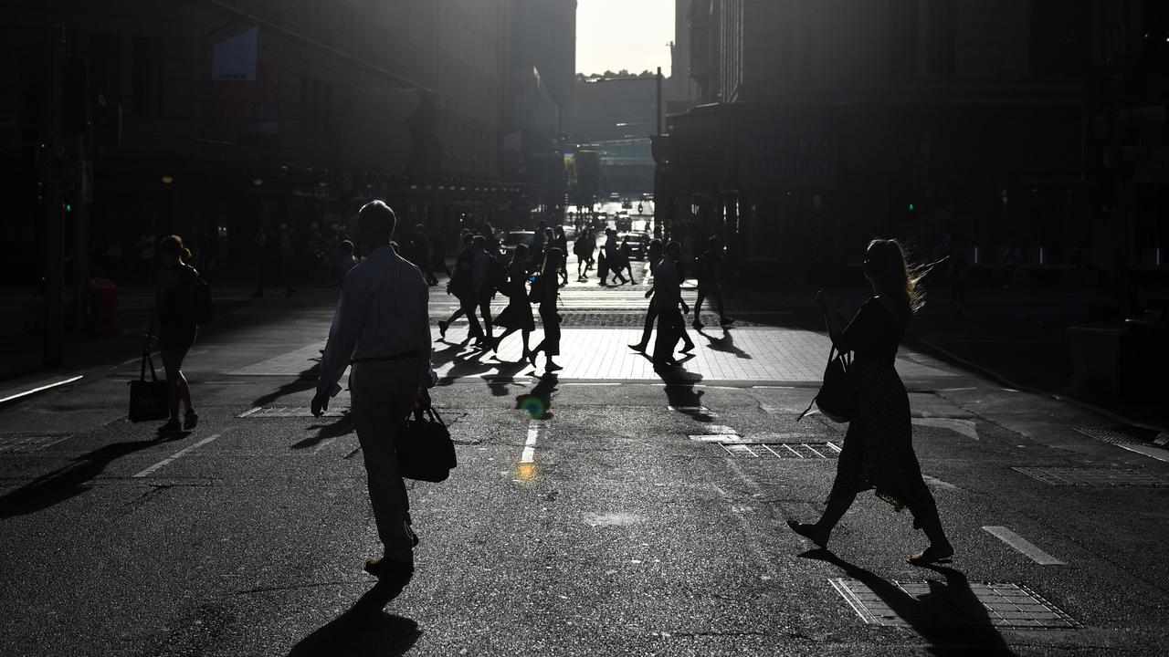 People in Sydney's CBD