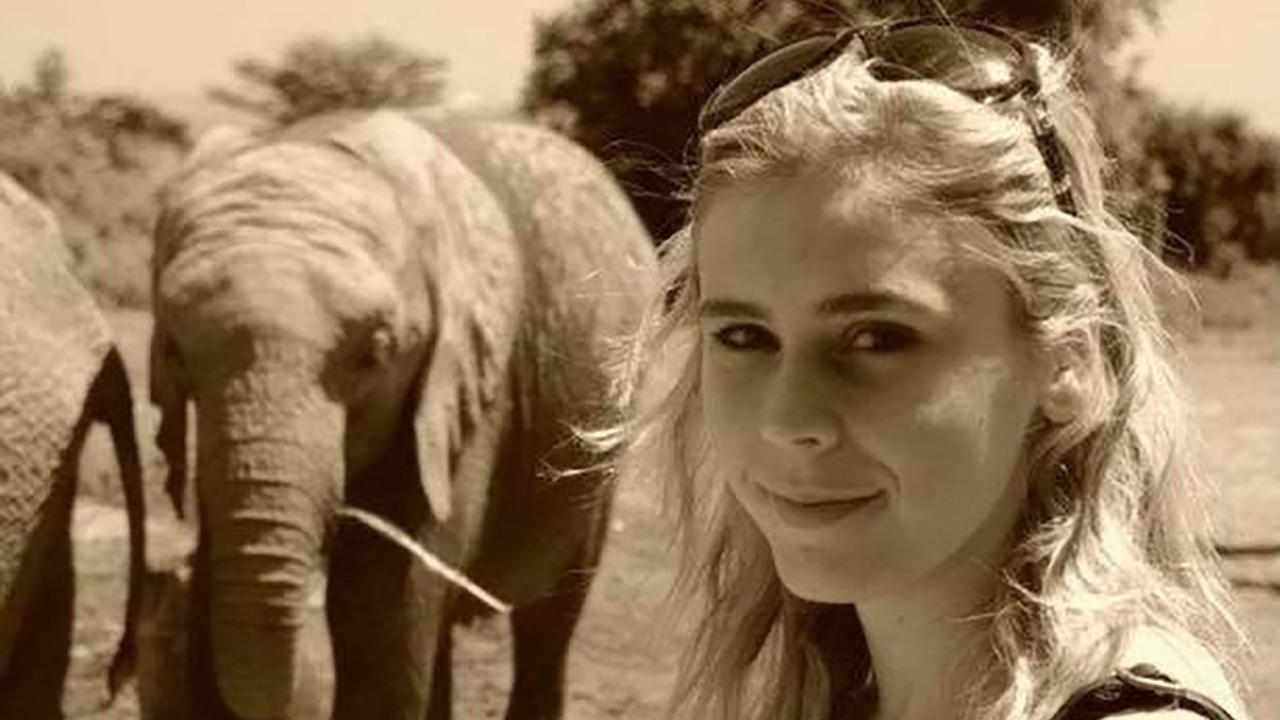 Elly Warren with elephants (file image)