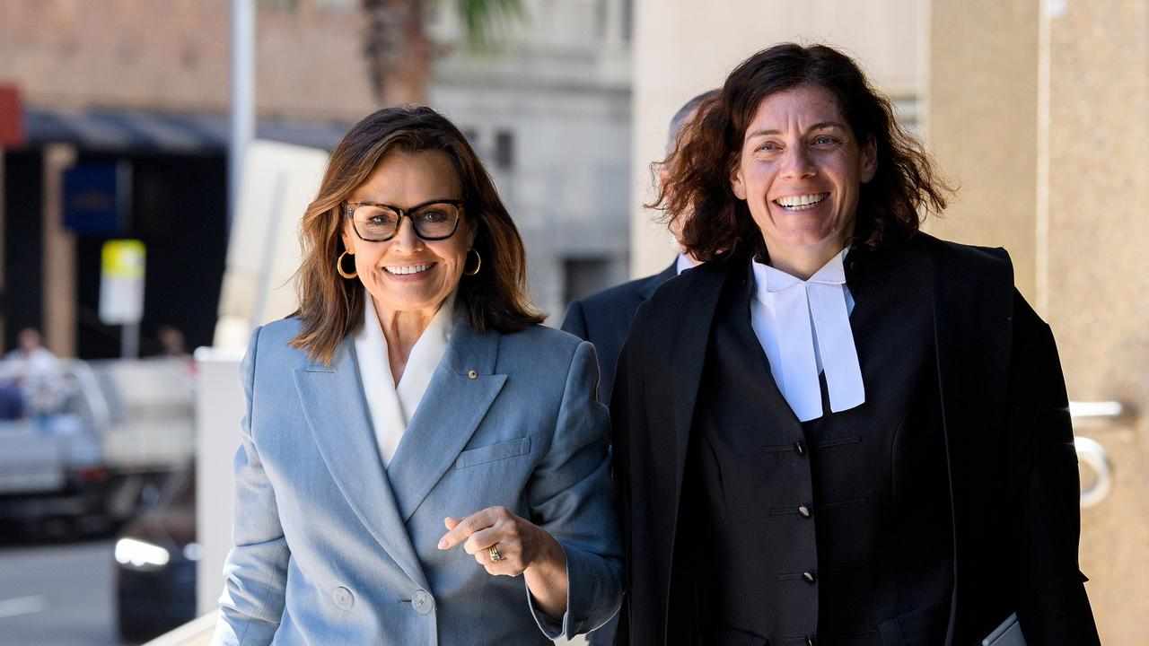Lisa Wilkinson and barrister Sue Chrysanthou