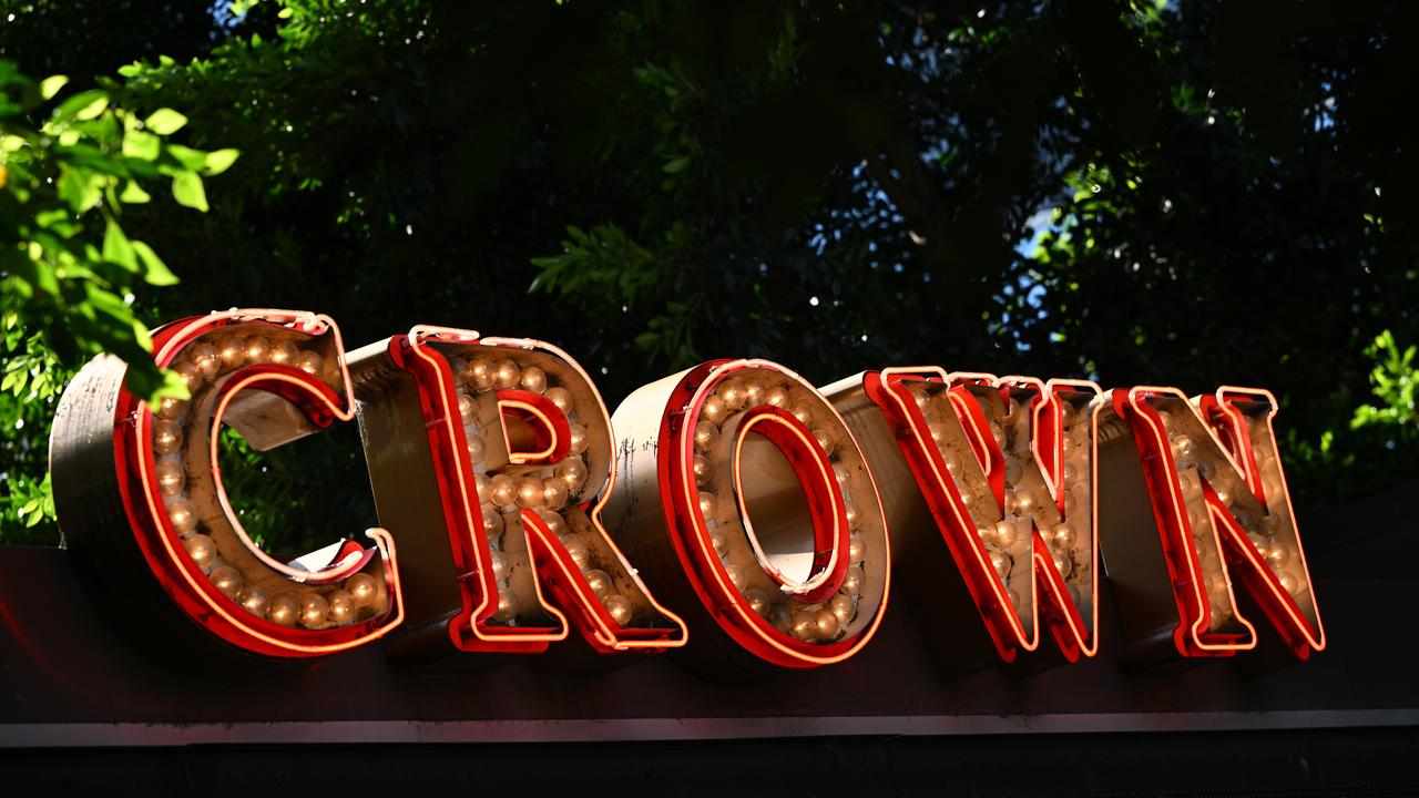 Crown Casino signage (file image)