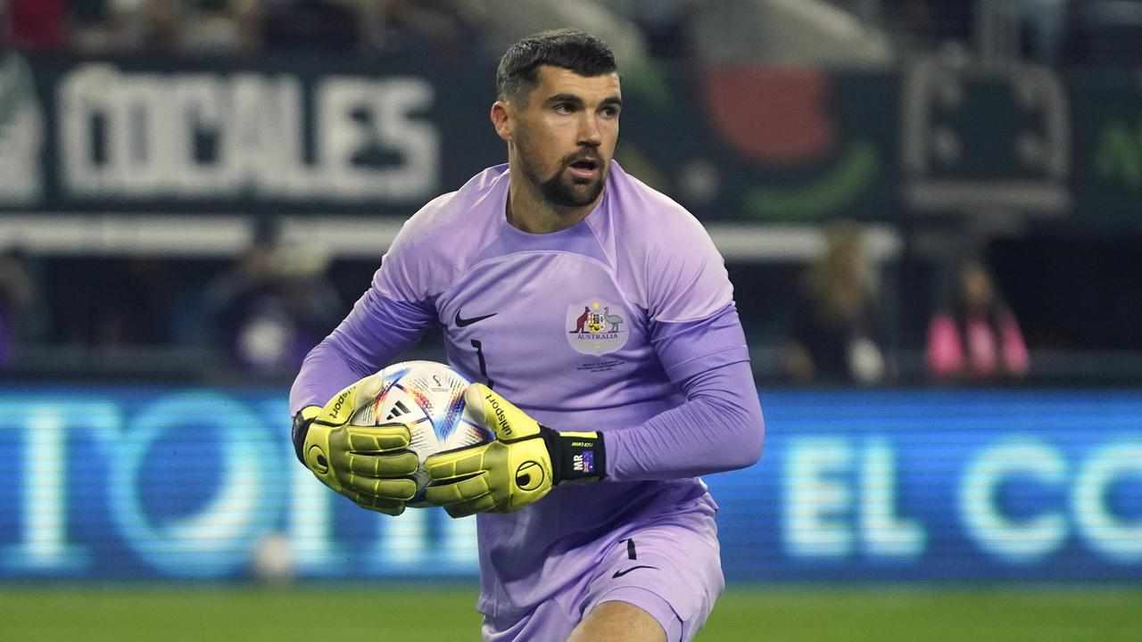 Socceroos' first-choice goalkeeper Mat Ryan.