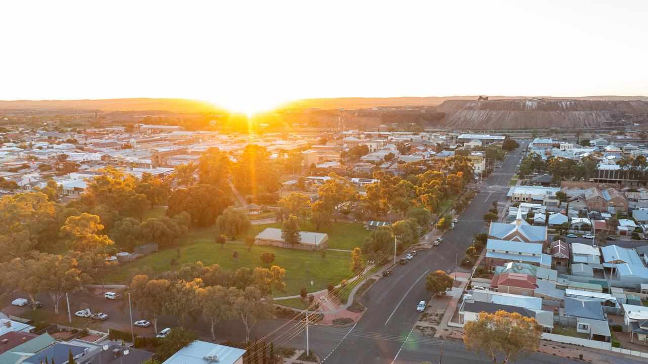 Sunrise over Broken Hill