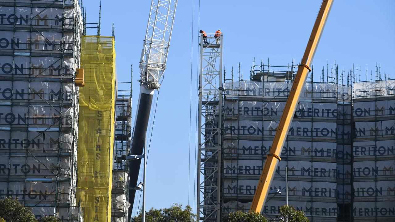 New apartments under construction in Sydney (file image)