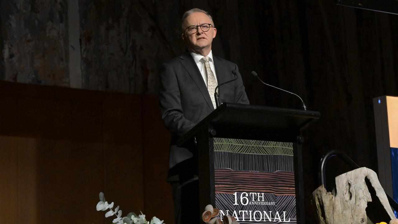 Anthony Albanese at the National Apology Anniversary breakfast