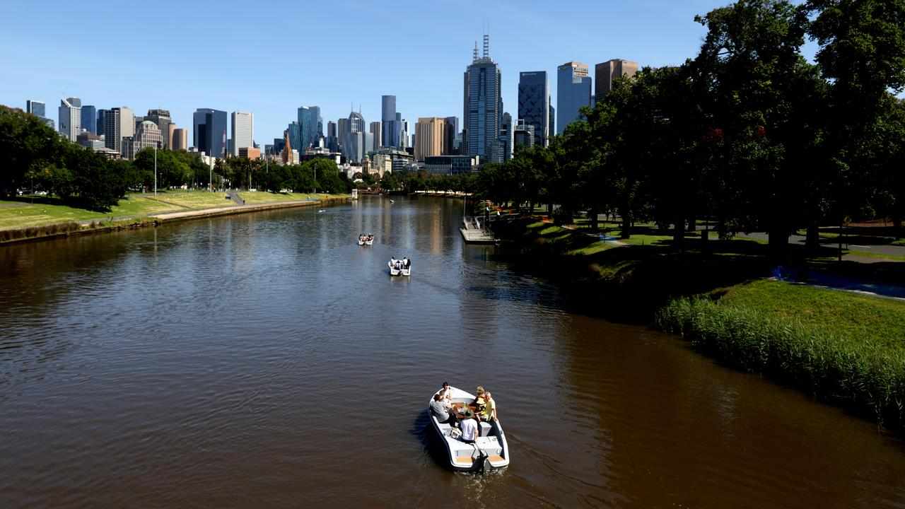 Boats on the Yarra River