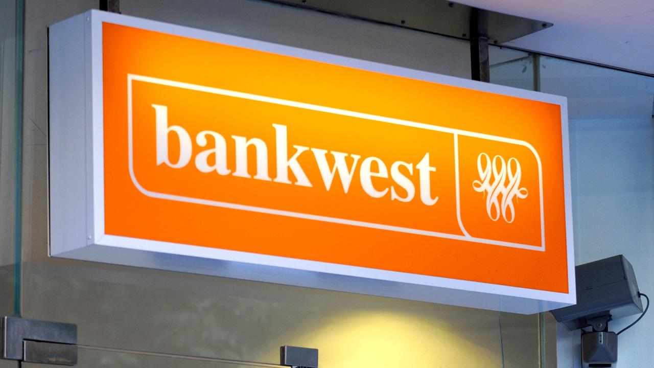 A signs for a Bankwest branch (file image)