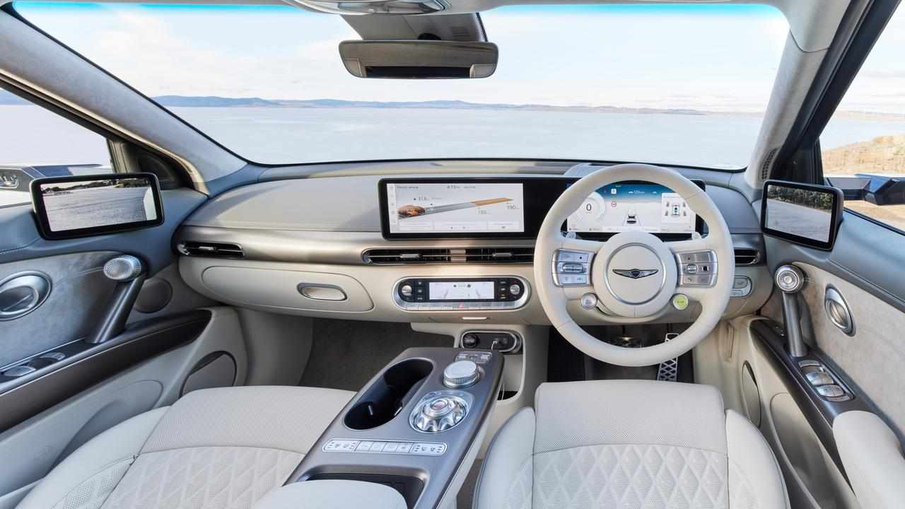 The Genesis GV60 all-electric SUV interior