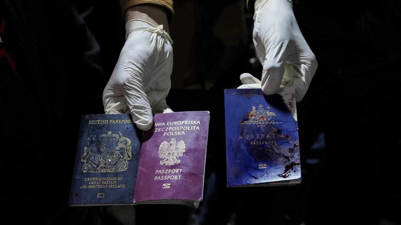 Passports of aid workers killed in Israeli strike