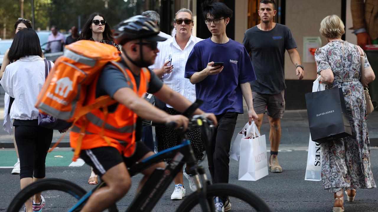 Pedestrians in Sydney