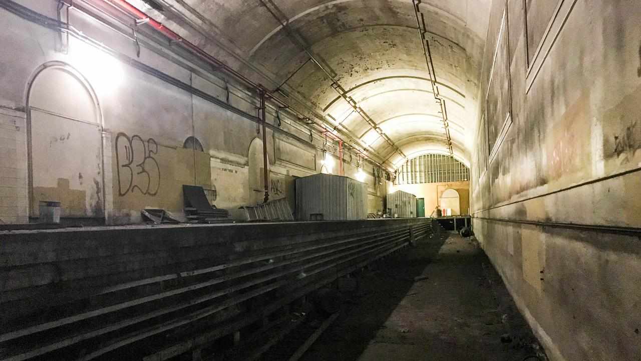 An abandoned platform a Sydney railway station (file image)