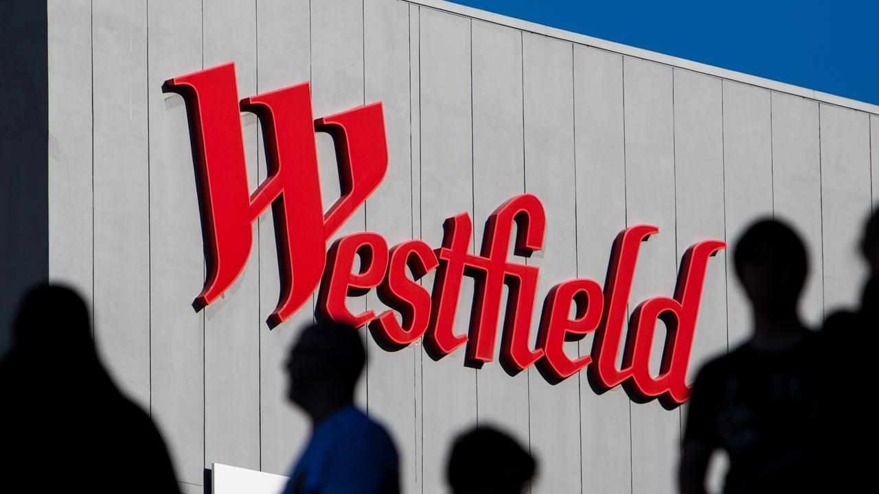 A Westfield sign.