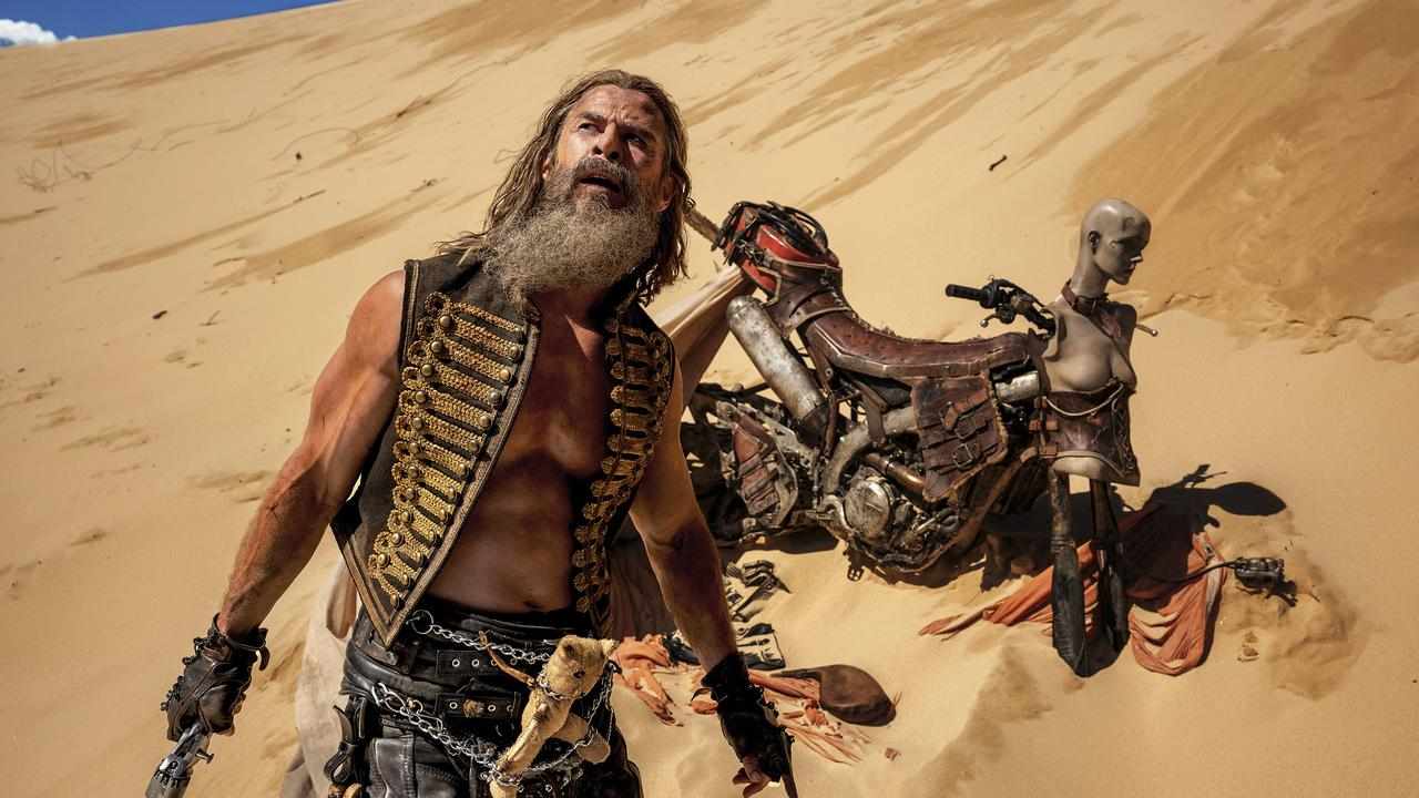 Chris Hemsworth in a scene from Furiosa: A Mad Max Saga