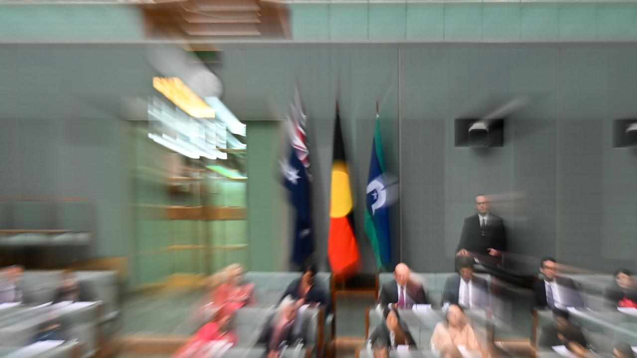 Question Time at Parliament House in Canberra