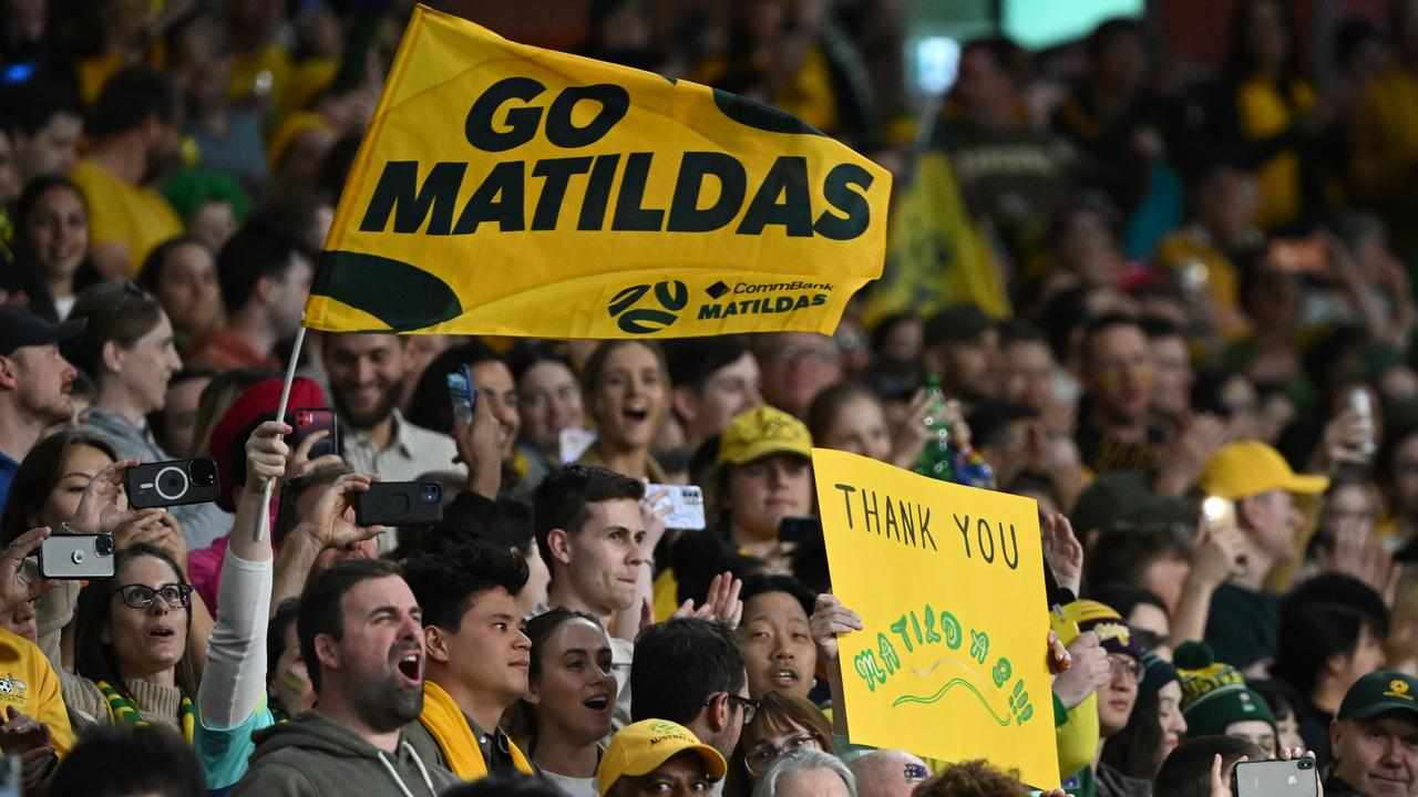 Australian fans have embraced the Matildas.