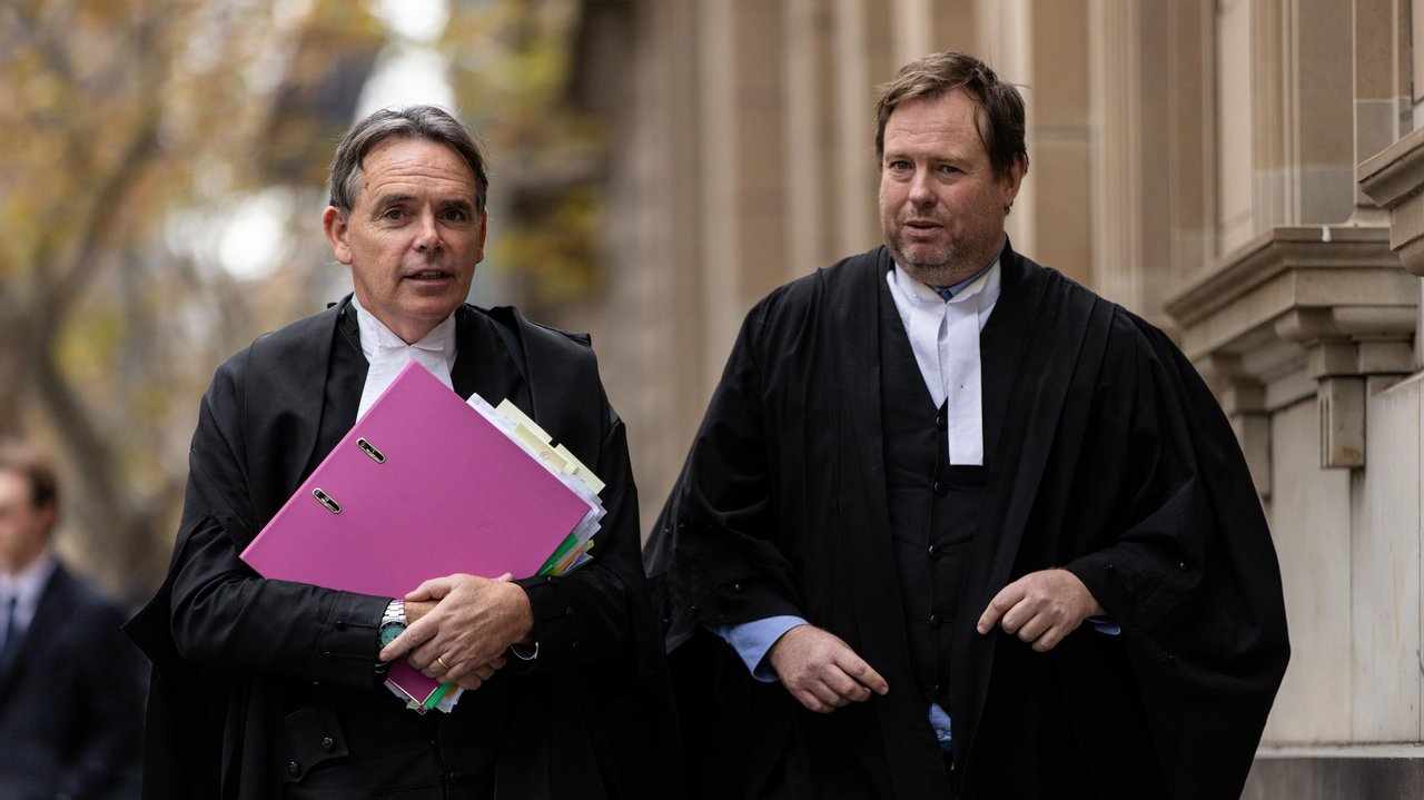 (L-R) Defence barristers Dermot Dann and Michael McGrath