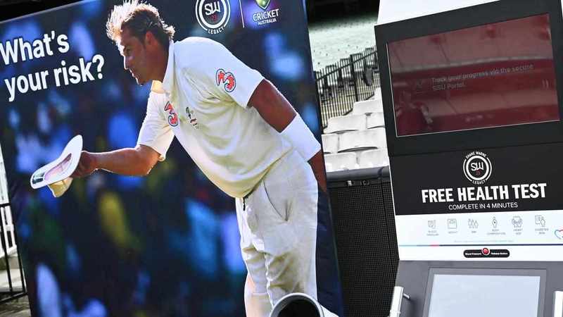 From Warnie with love, free heart checks at the MCG