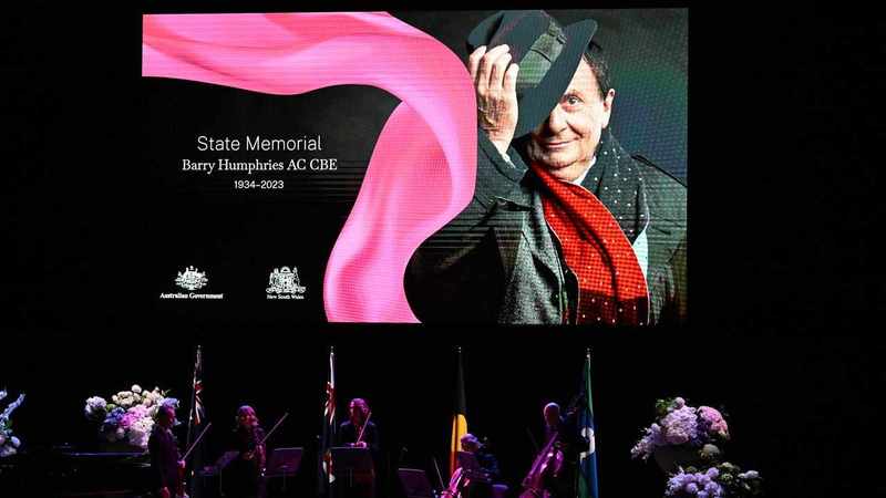 Kingly tributes hail comedic legend of Barry Humphries