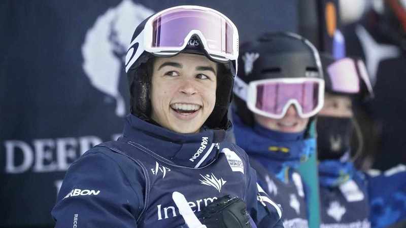 Jakara Anthony's ski glory continues on Alpe d'Huez