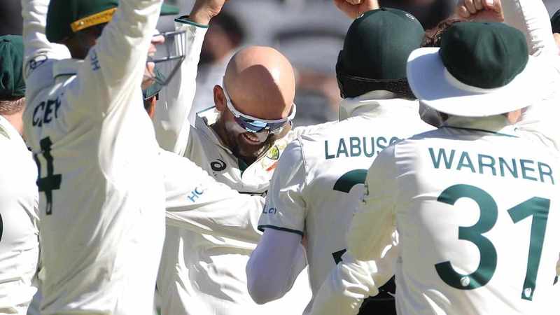 Lyon snares Test scalp 500 as Australia crush Pakistan