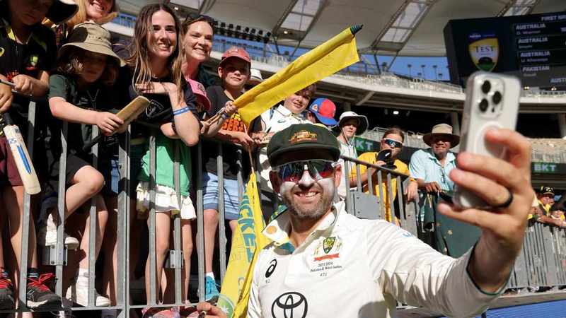 Cramping Nathan Lyon charges past 500 Test scalps