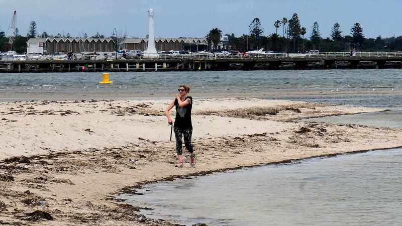 Swim warning at dozens of Victorian beaches after rain