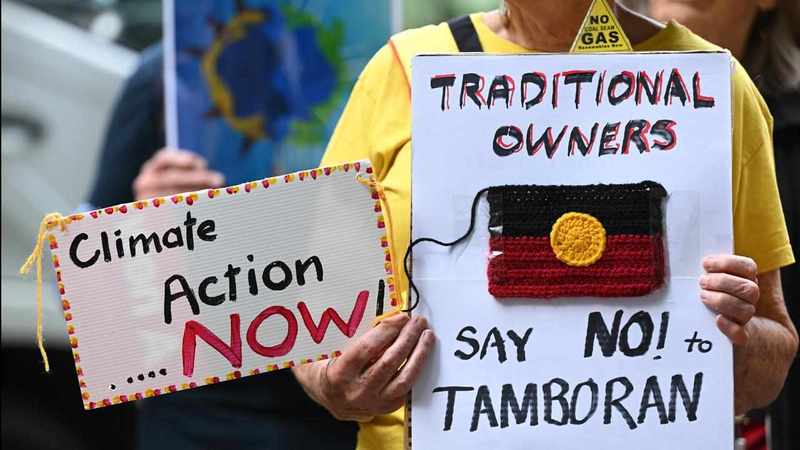Traditional owners gather to fight fracking gas hub