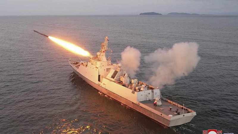 N Korea fires several cruise missiles towards the sea