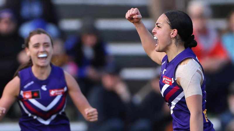 Tighe stars as Dockers pip Eagles in AFLW derby