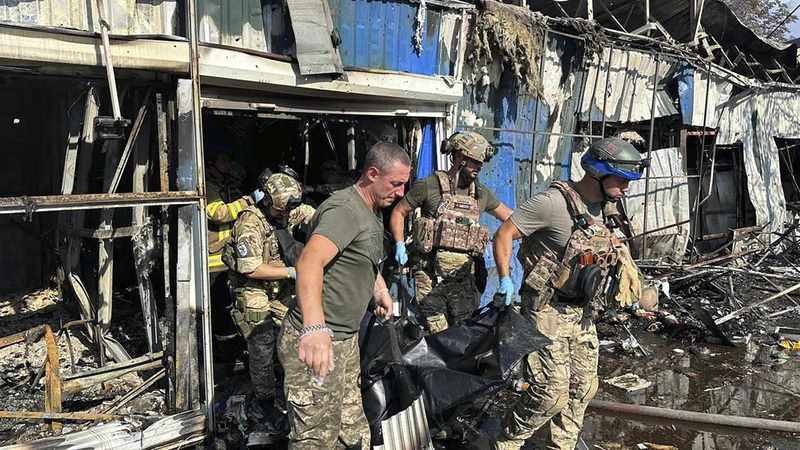 Russian shelling in eastern Ukrainian city kills 17: PM